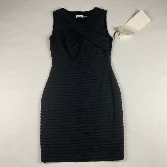 NWT Calvin Klein Dress Women's Size 2 Black - Picture 1 of 15